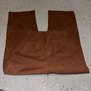 Shein Brown Wide Leg Trousers